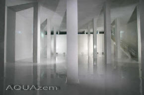 Ein mit Aquazem 03 weiß beschichteter Trinkwassesrbehälter.