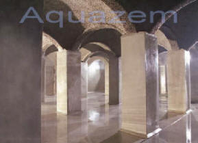 Ein mit Aquazem 03 grau beschichteter Trinkwassesrbehälter.